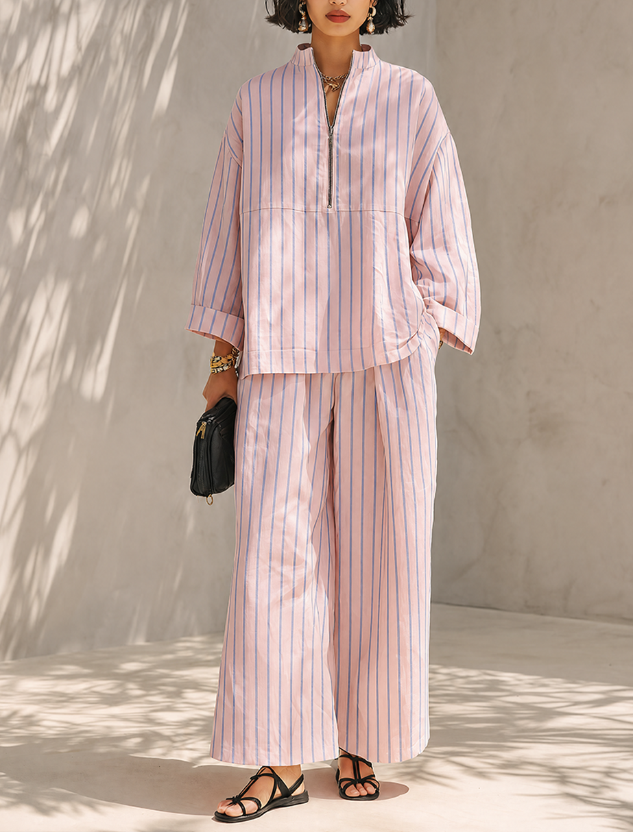 Mia Half-Zip Set
