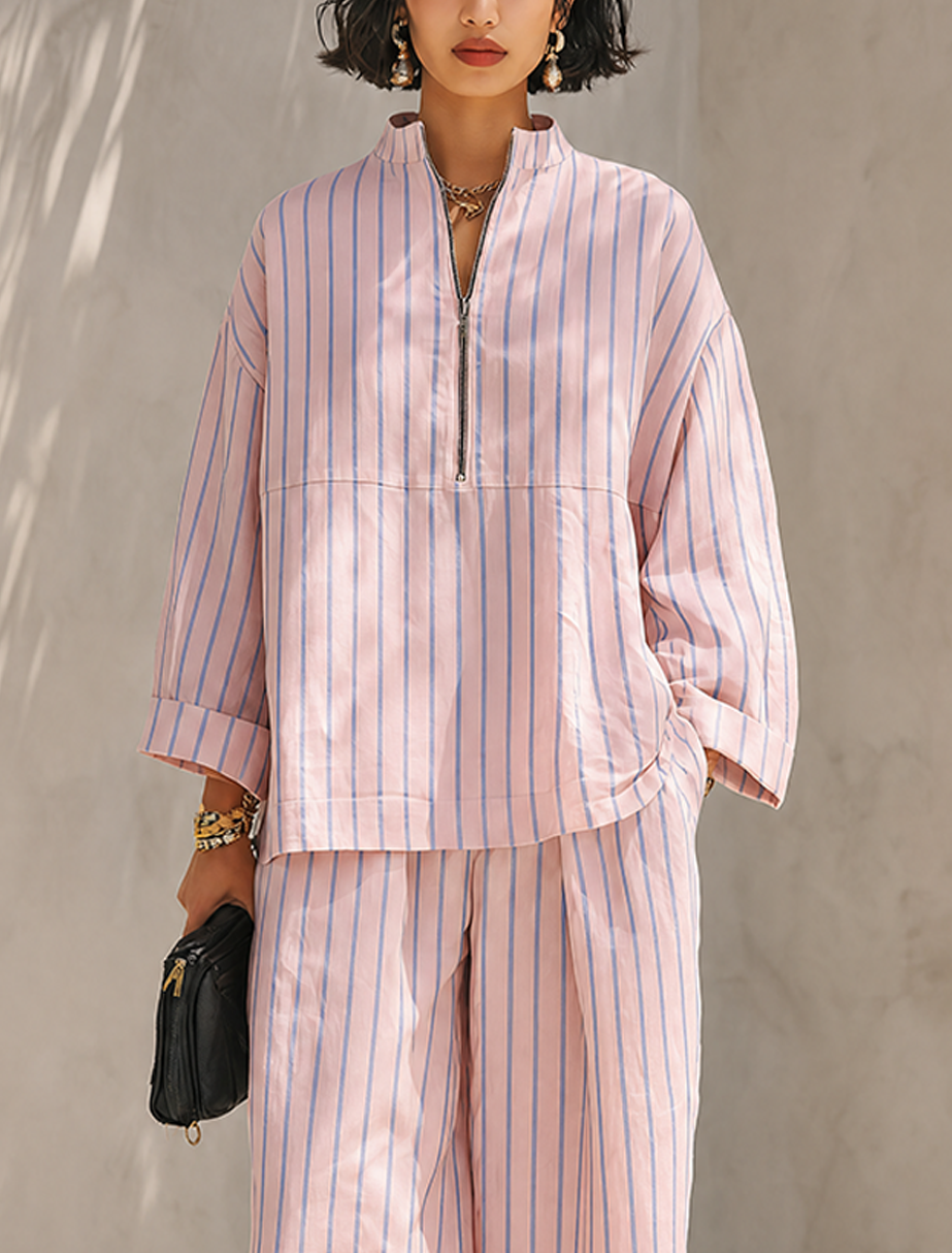 Mia Half-Zip Set