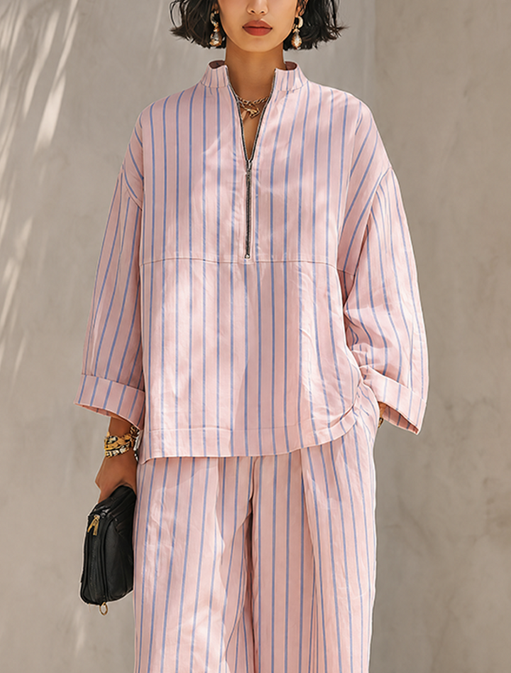 Mia Half-Zip Set