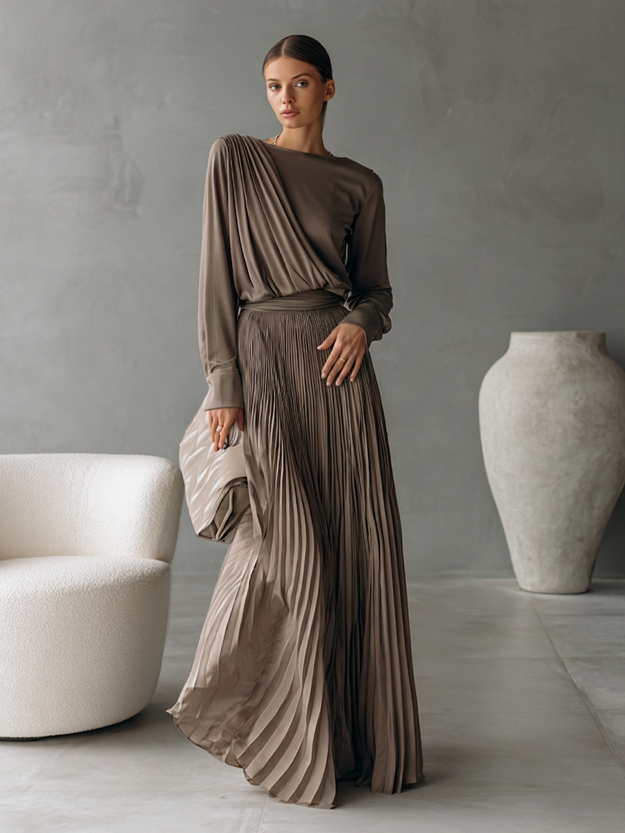 Draped Wrap Set