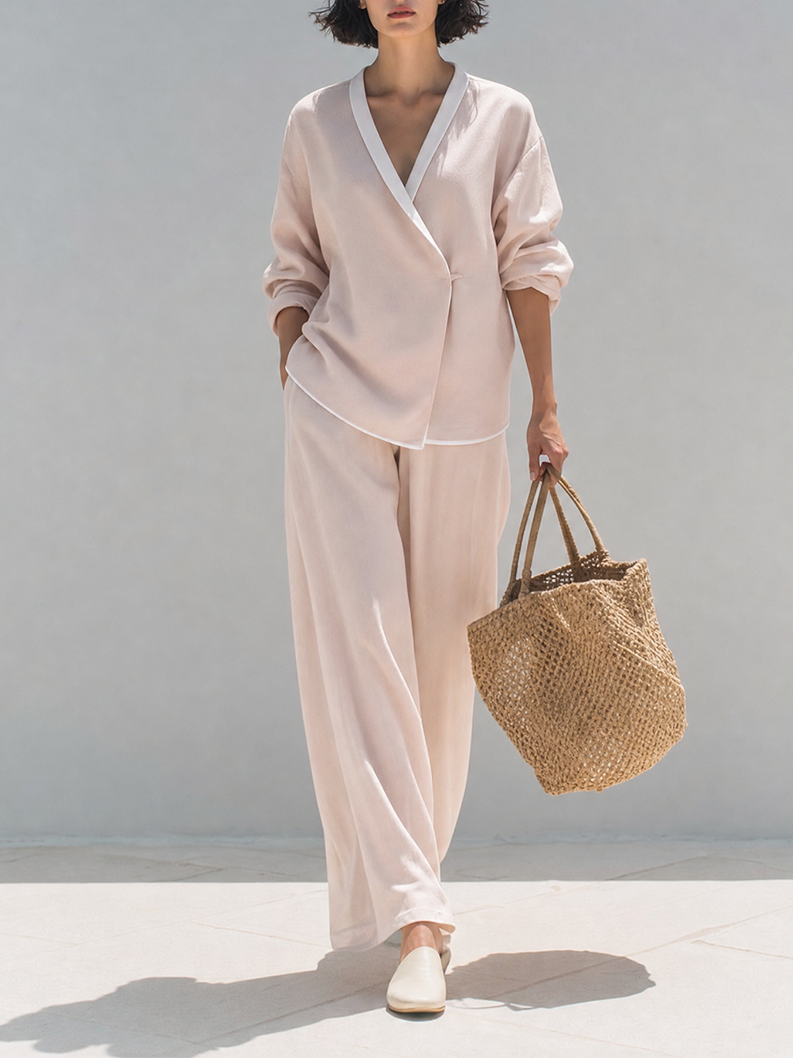 Blush Pink Wrap Set