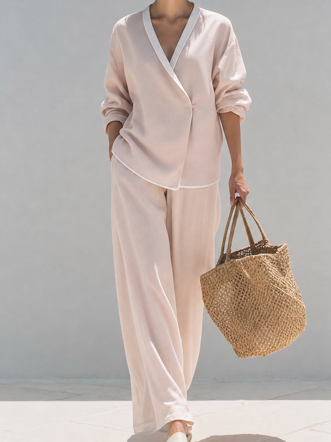Blush Pink Wrap Set