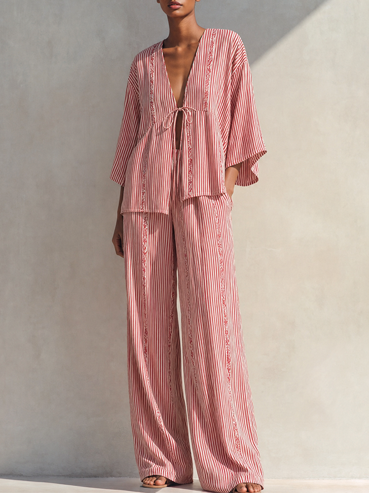 Scarlett V-Neck Set