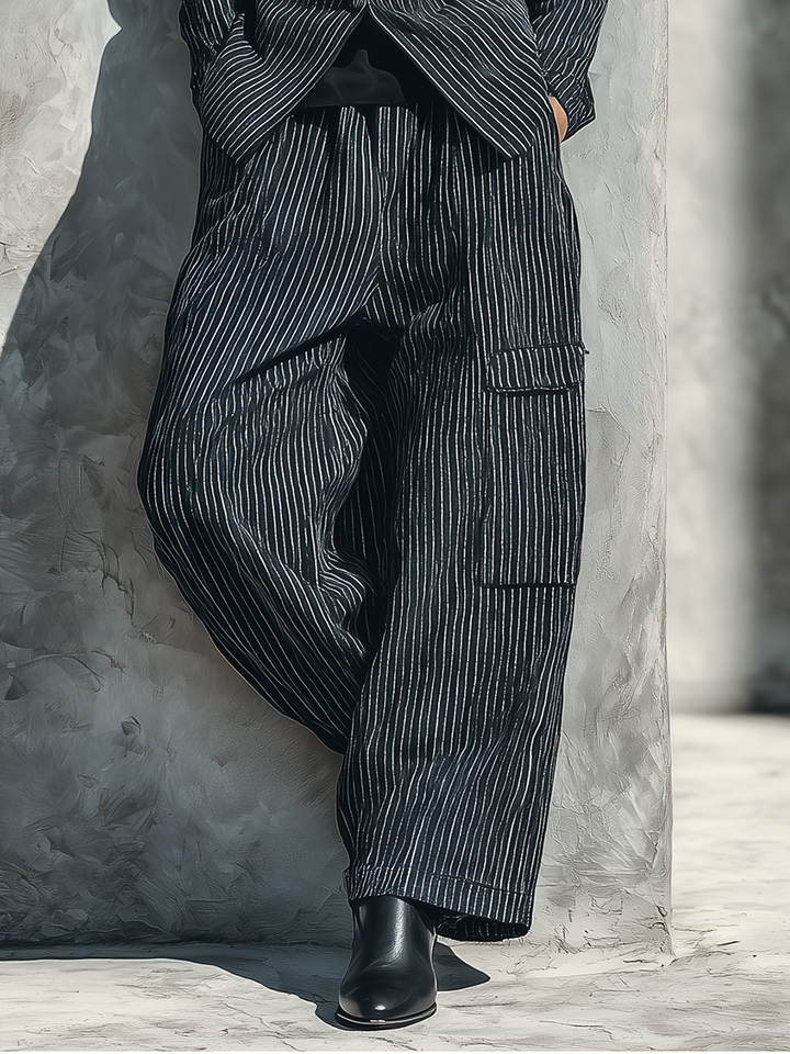 Stripe Blazer Set