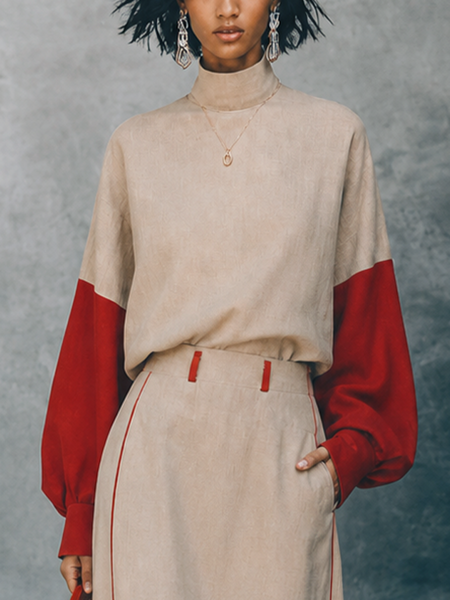 Khaki Knit Set