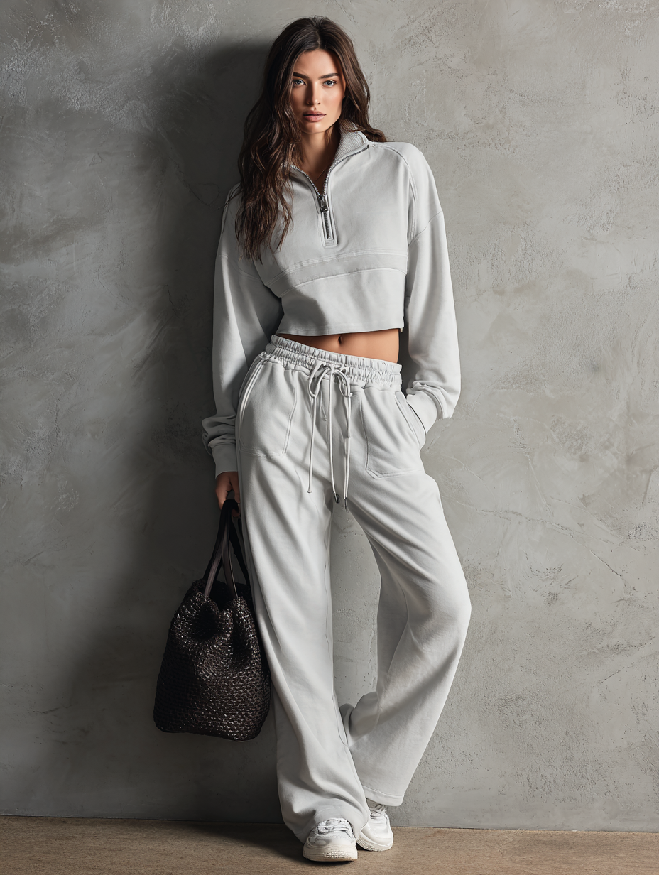 Gray Sweatshirt & Trousers