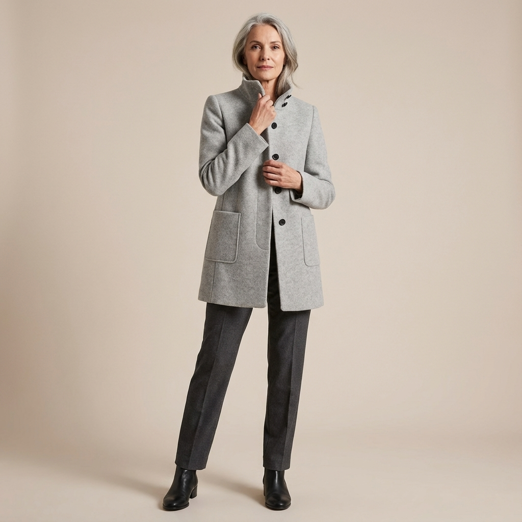 Adele High Collar Jacket
