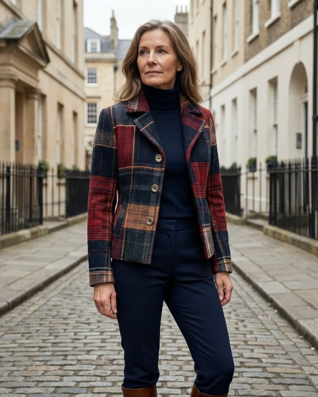 Ruby Plaid Jacket
