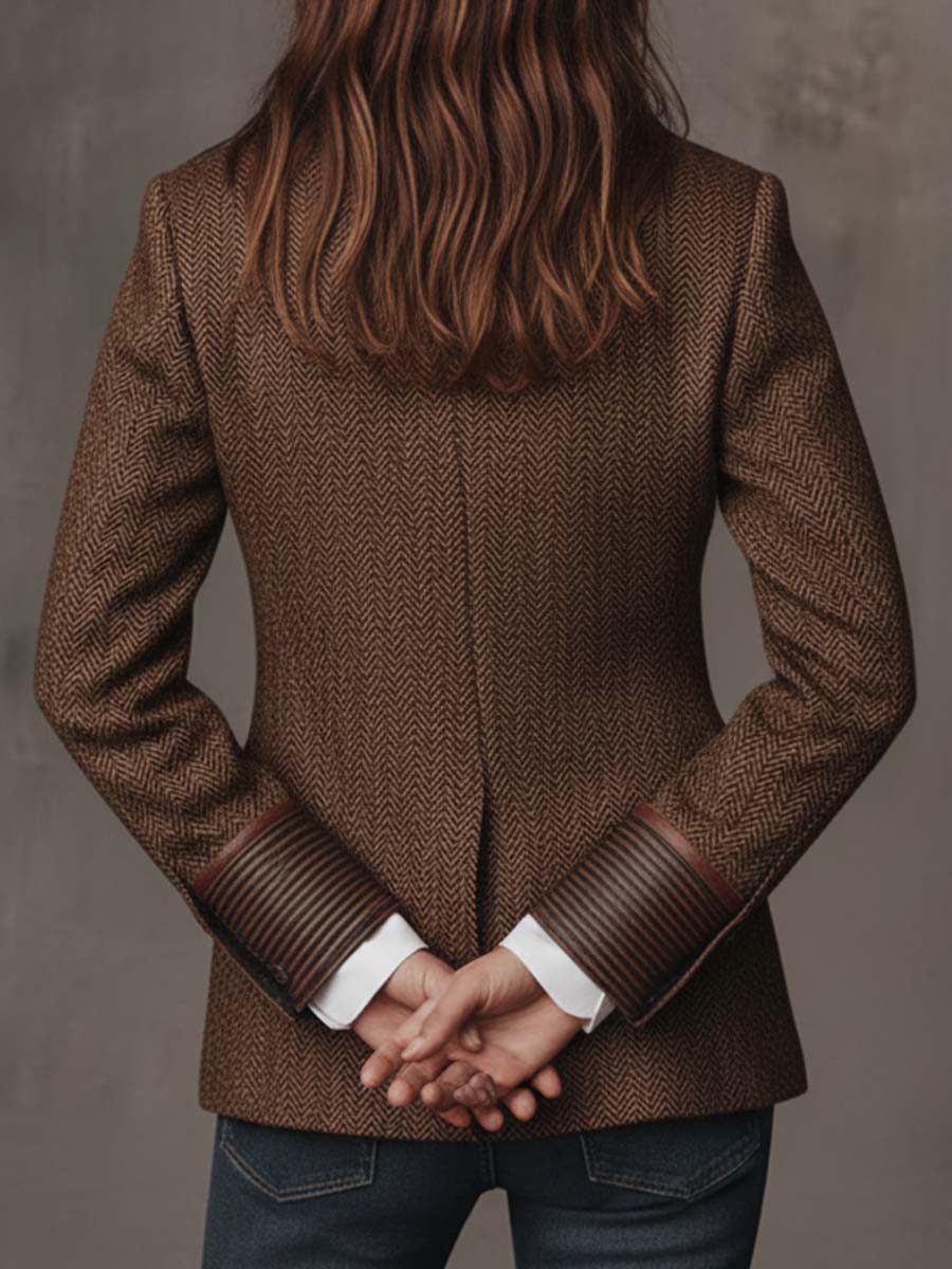 Herringbone Blazer