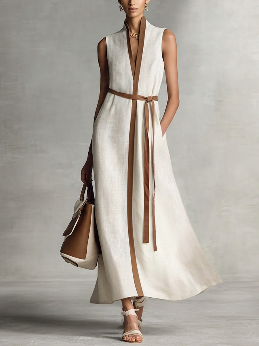 V-Neck Maxi Dress