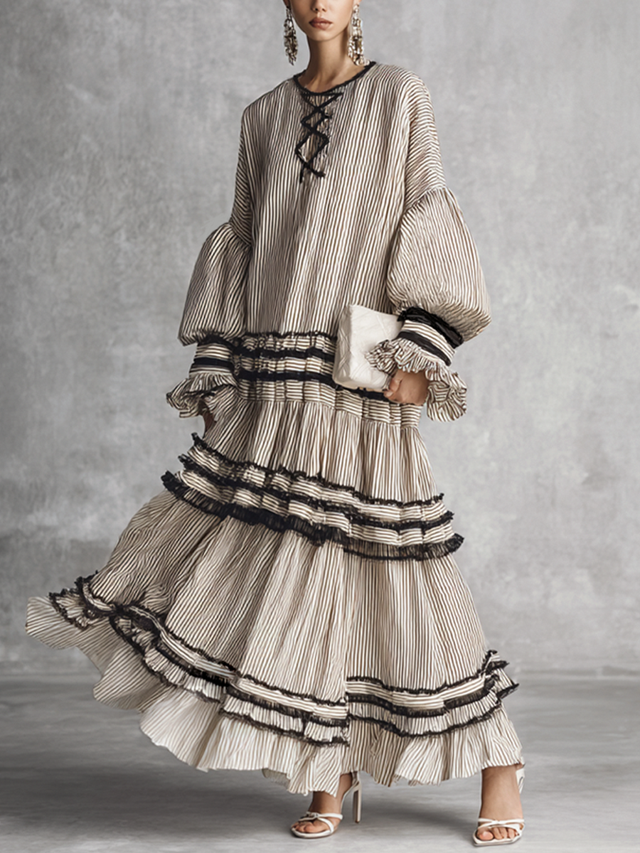 Ruffle Maxi Dress