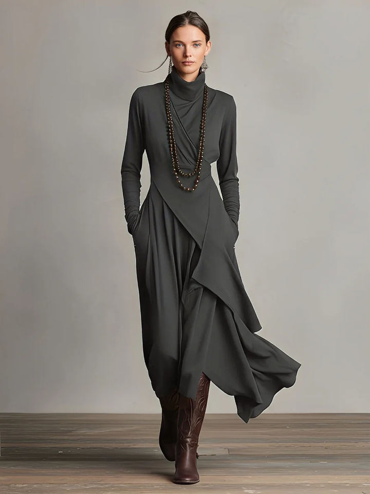 Draped Maxi Dress