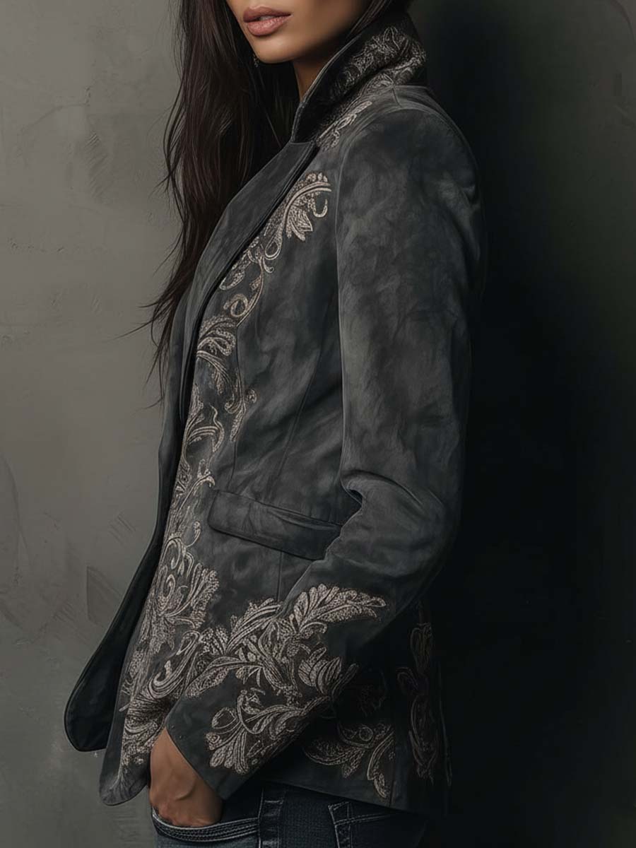 Charcoal Taupe Blazer