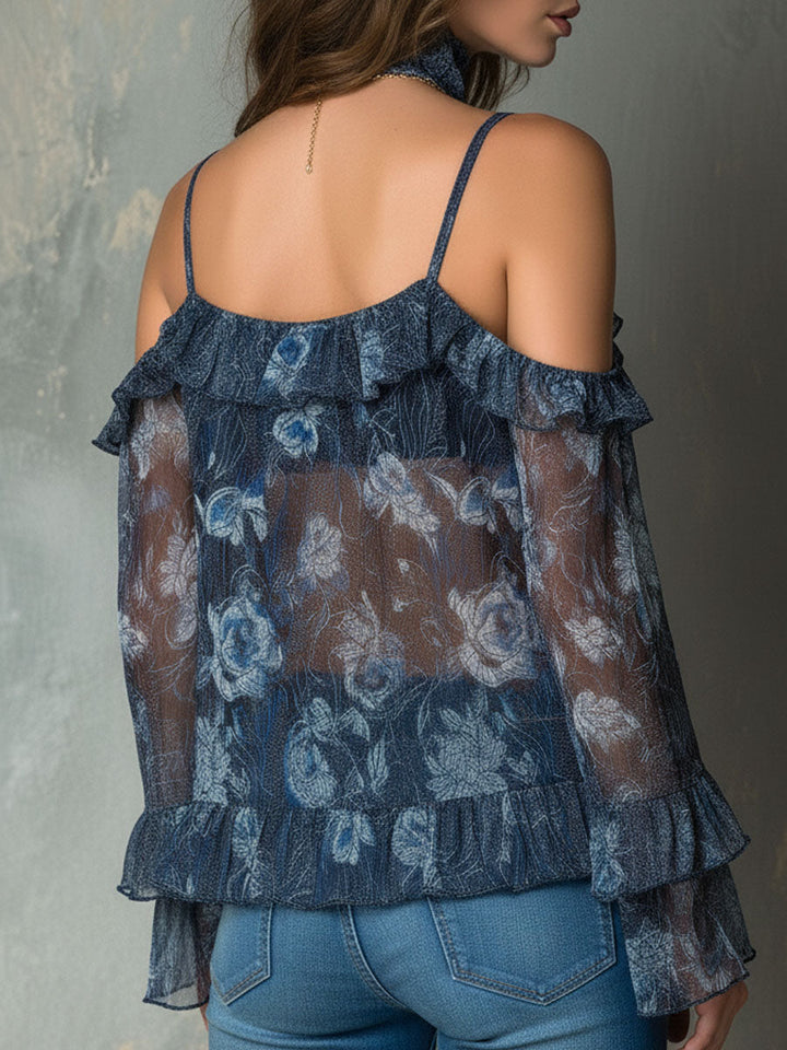Ruffled Off-Shoulder Blouse