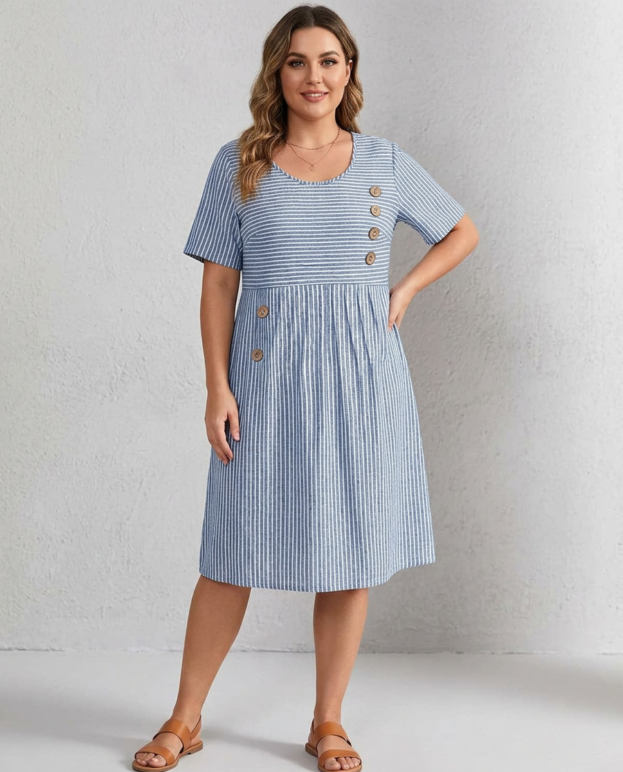 Pia Striped Dress