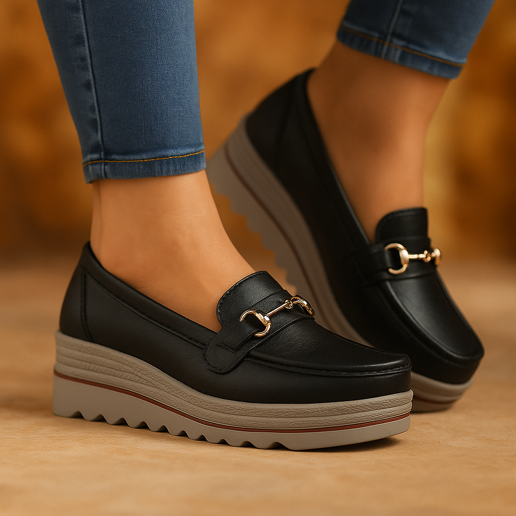 Buckle Platform Loafer