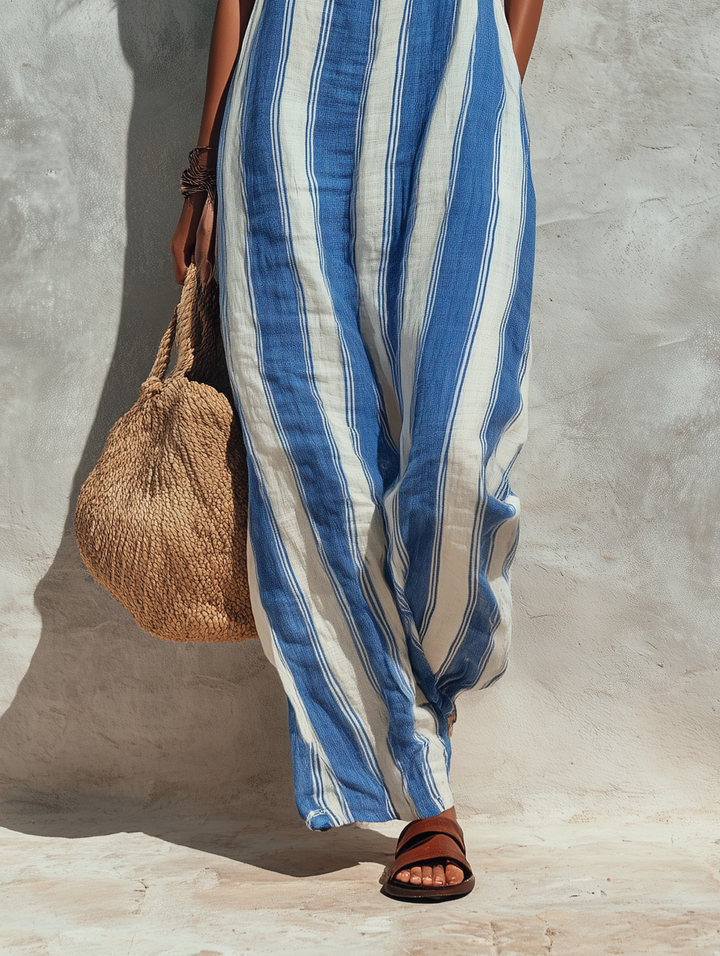 Striped Jumpsuit