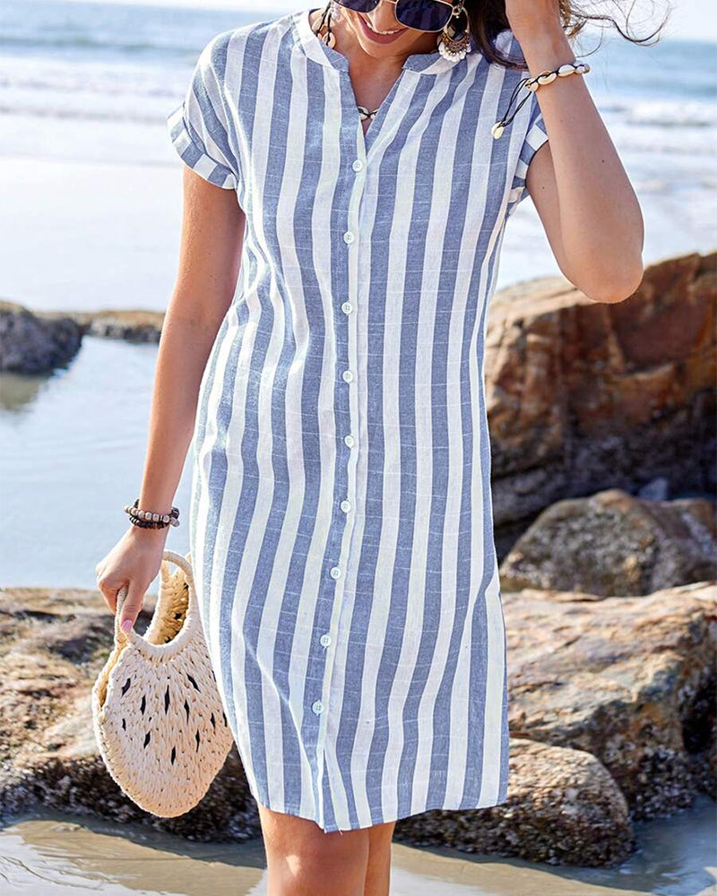 Brianna Striped Dress