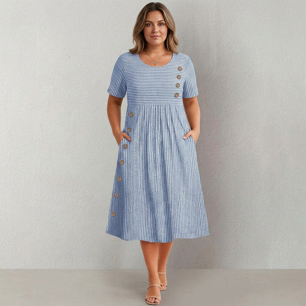 Pia Striped Dress