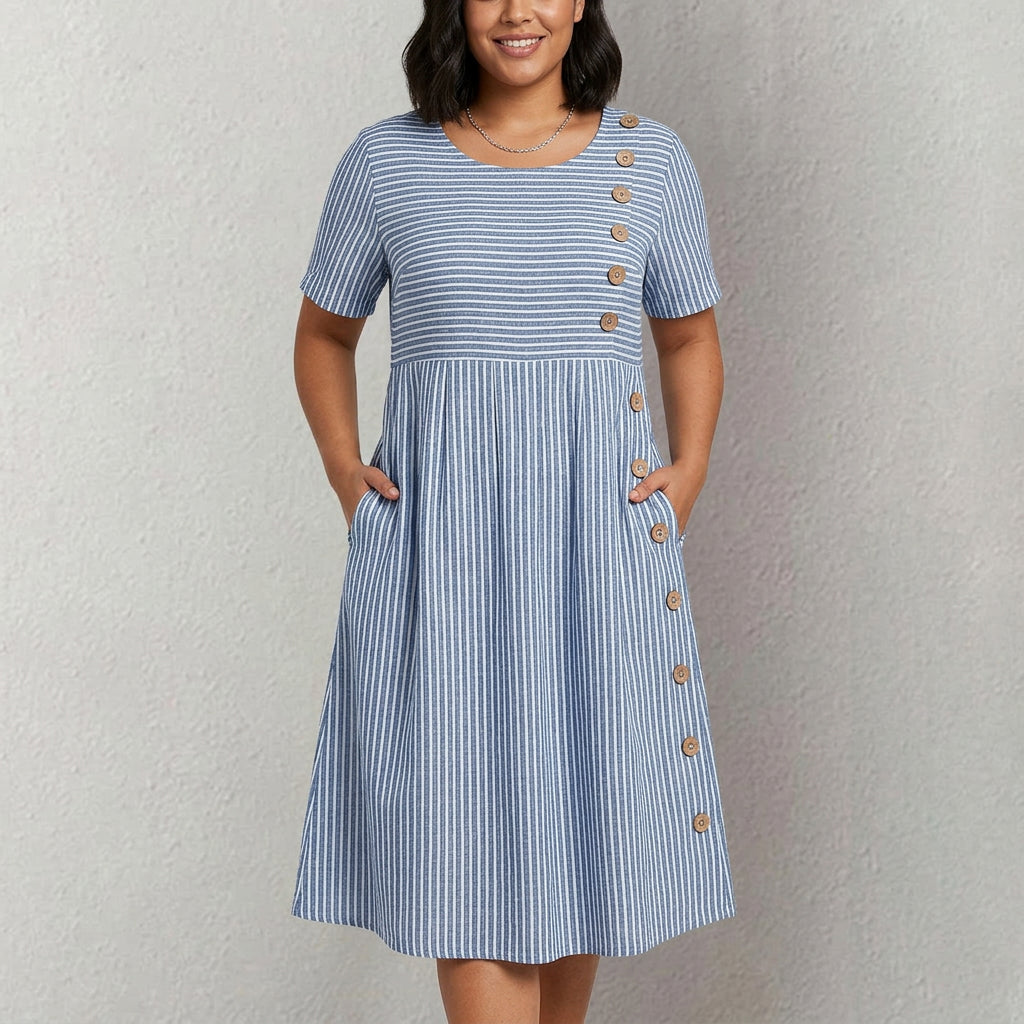 Pia Striped Dress