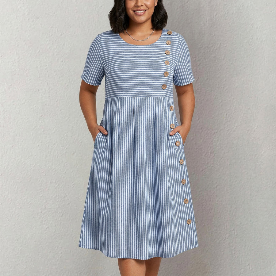 Pia Striped Dress