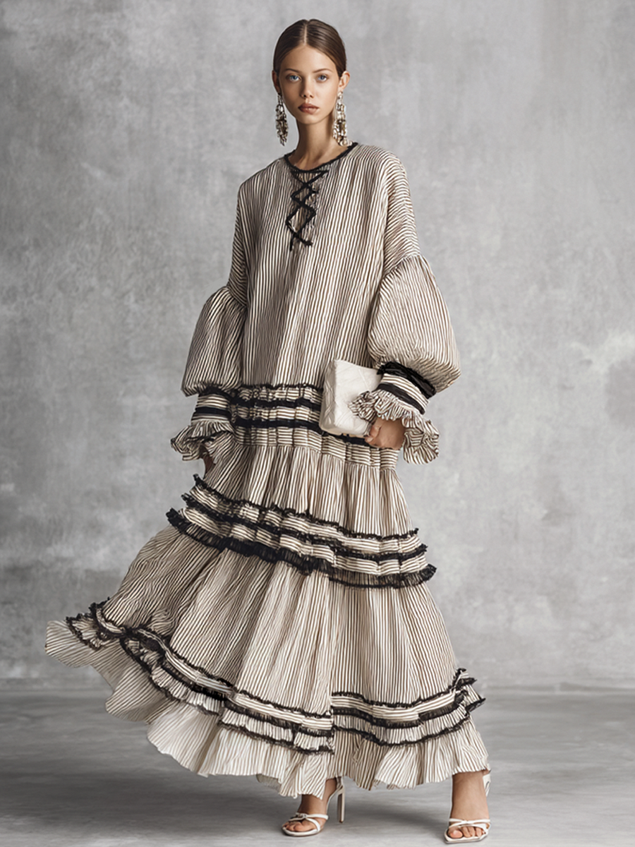 Ruffle Maxi Dress