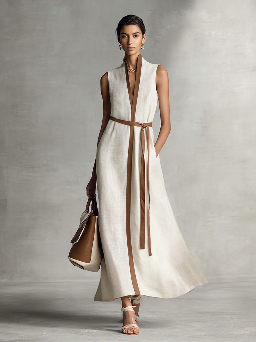 V-Neck Maxi Dress