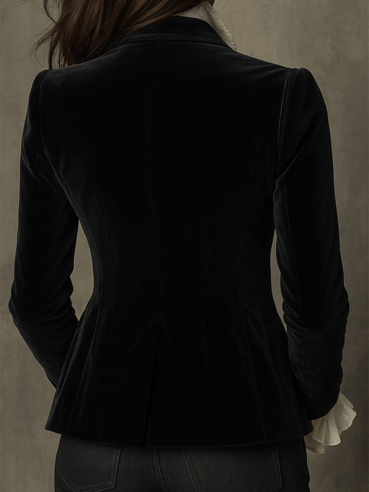 Black Velvet Blazer