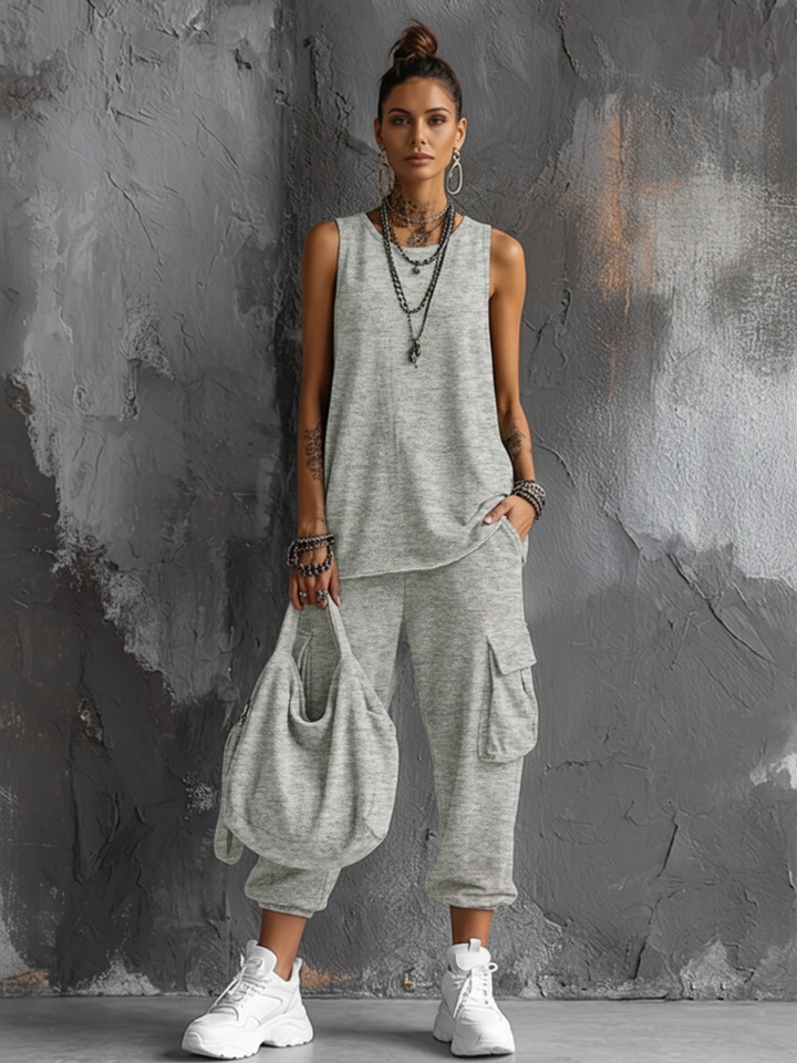 Gray Cotton Set