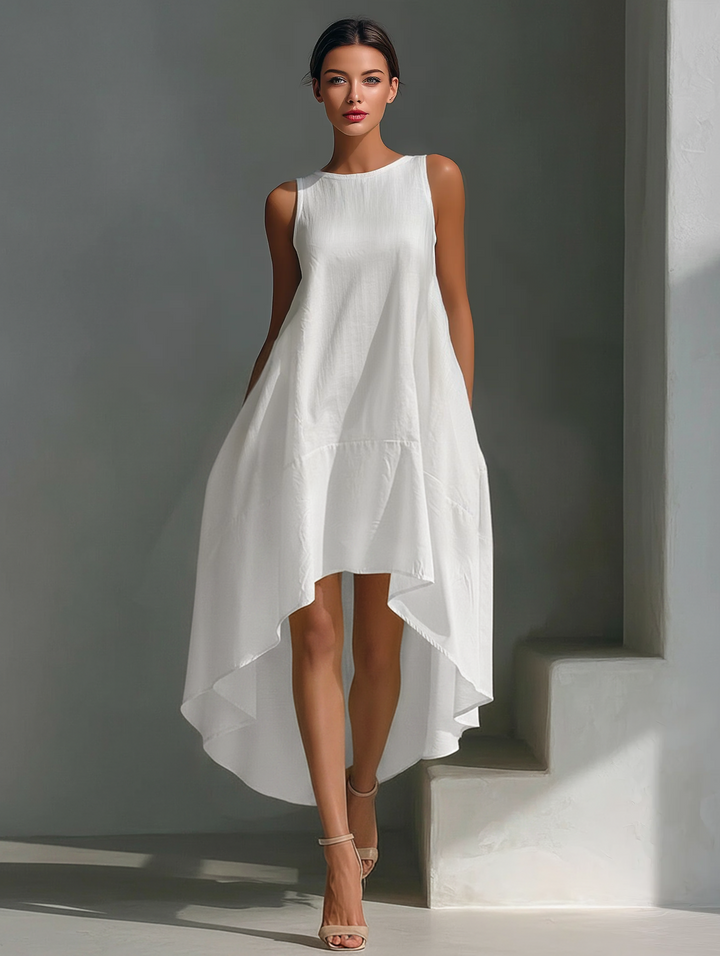 Linen Midi Dress