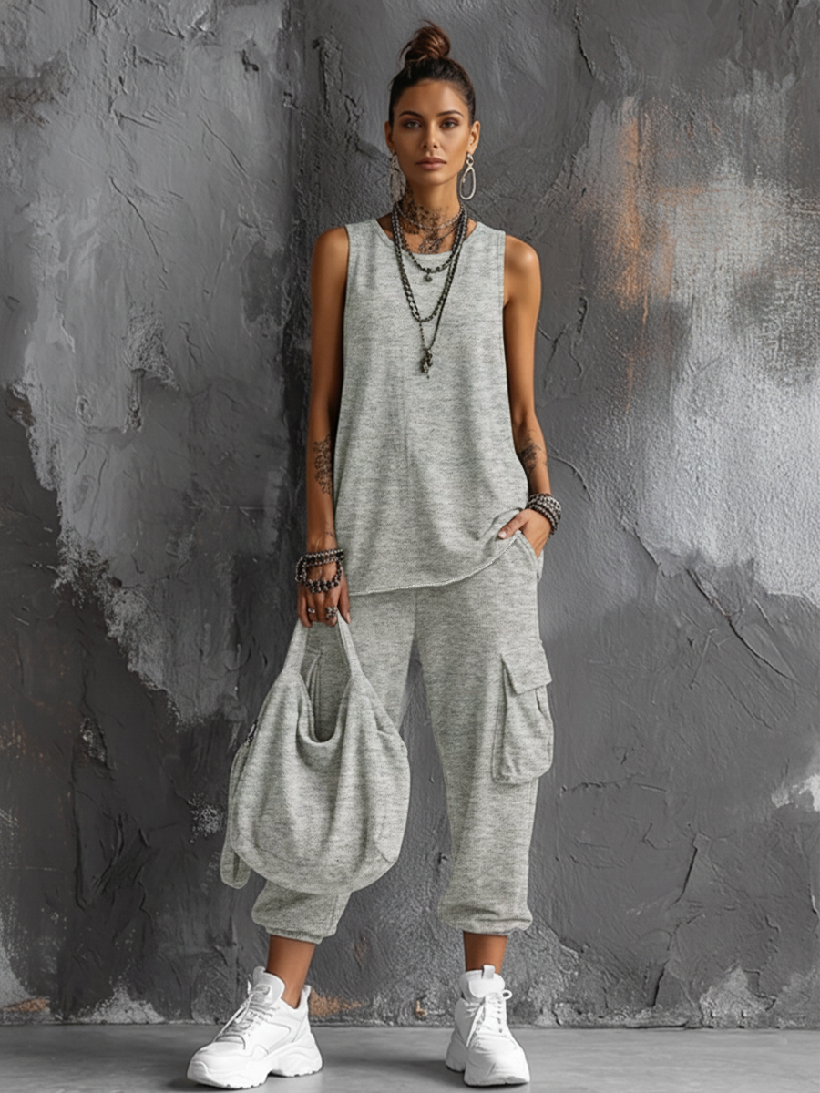 Gray Cotton Set