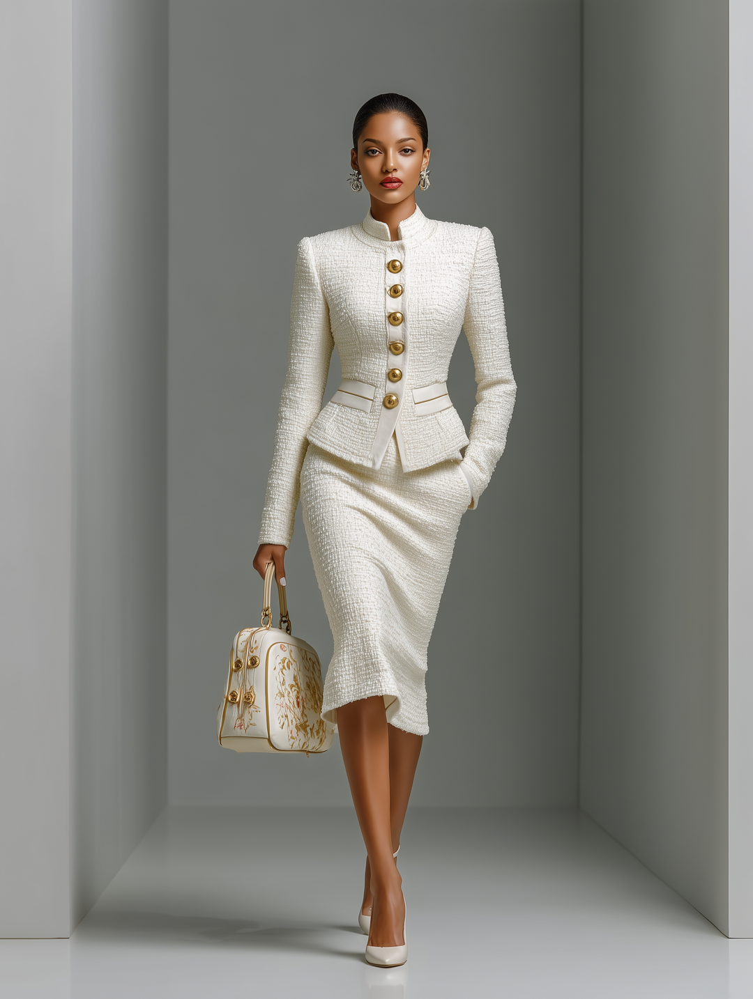 Chanel-Style Tweed Set