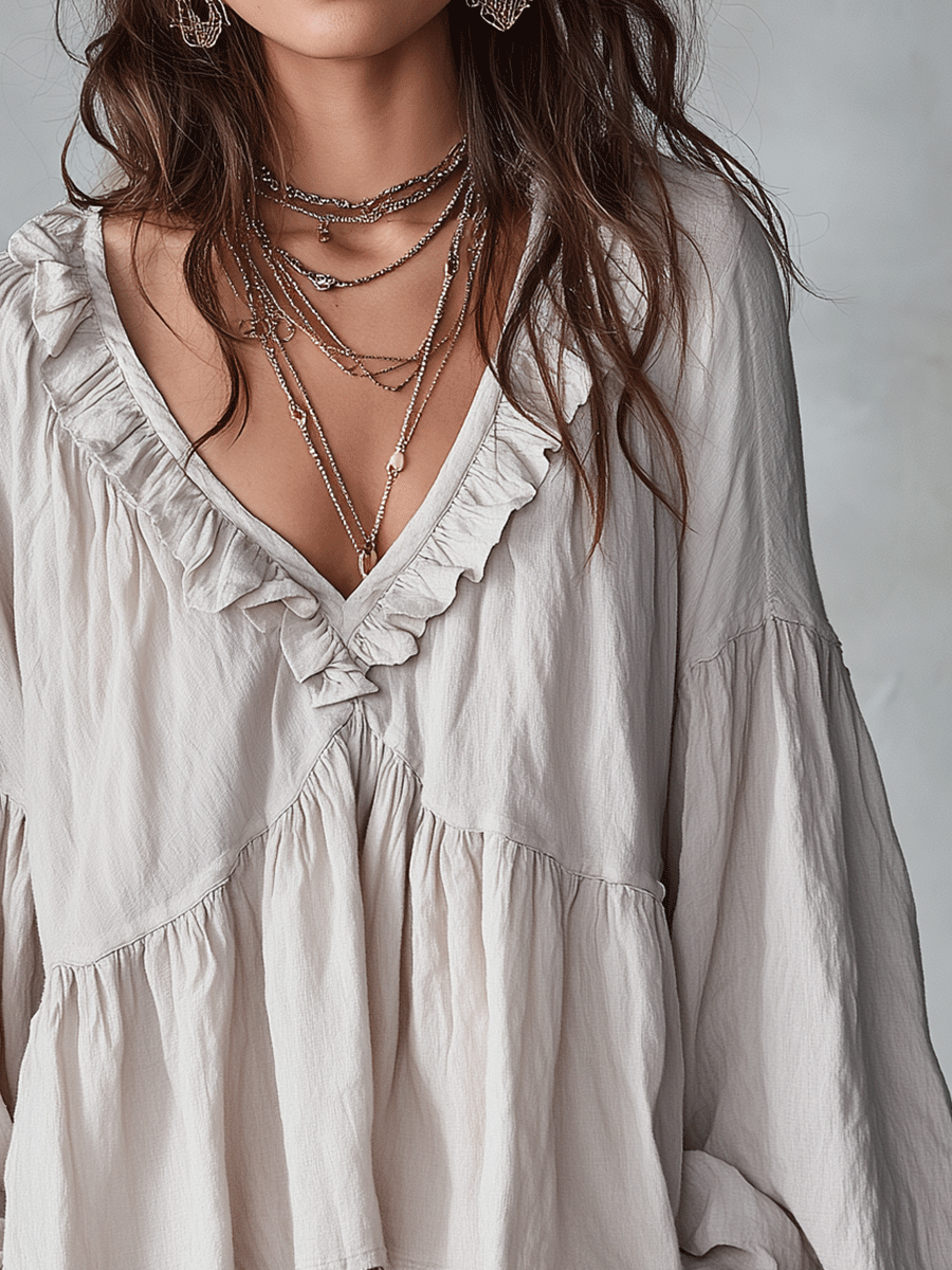 Ruffle Blouse