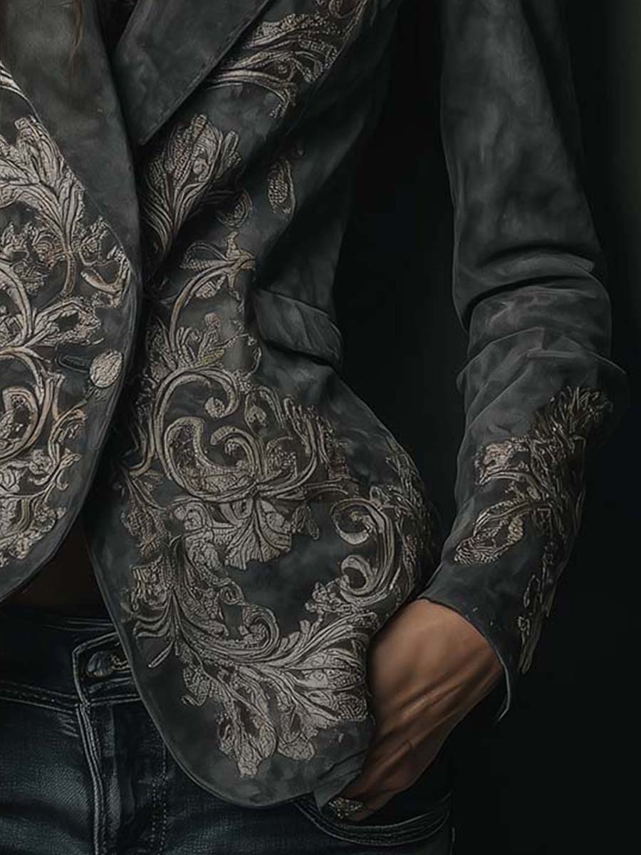 Charcoal Taupe Blazer