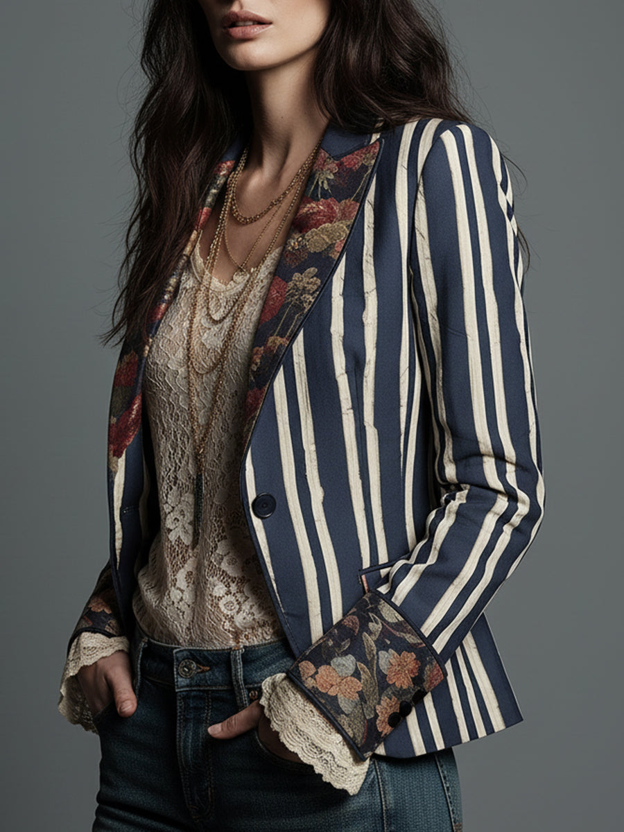 Floral Blazer