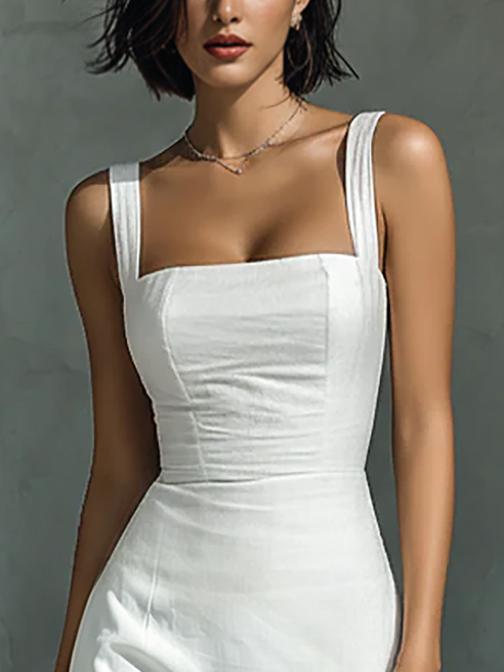 Linen Midi Dress