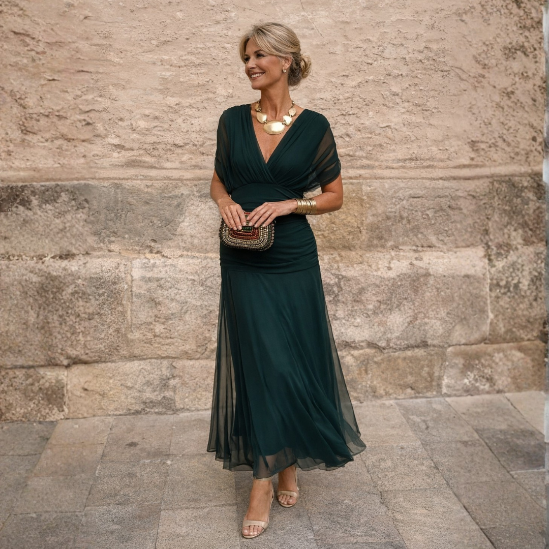 Draped Twist Gown
