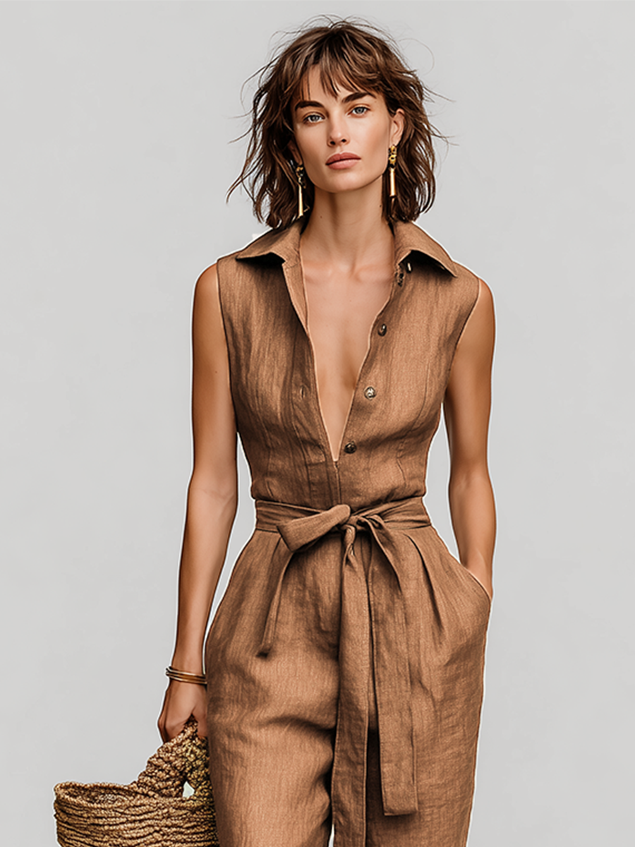 Linen Jumpsuit Ava