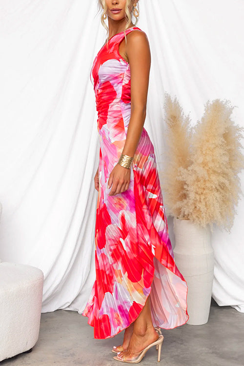 Yanira Pleated Dress