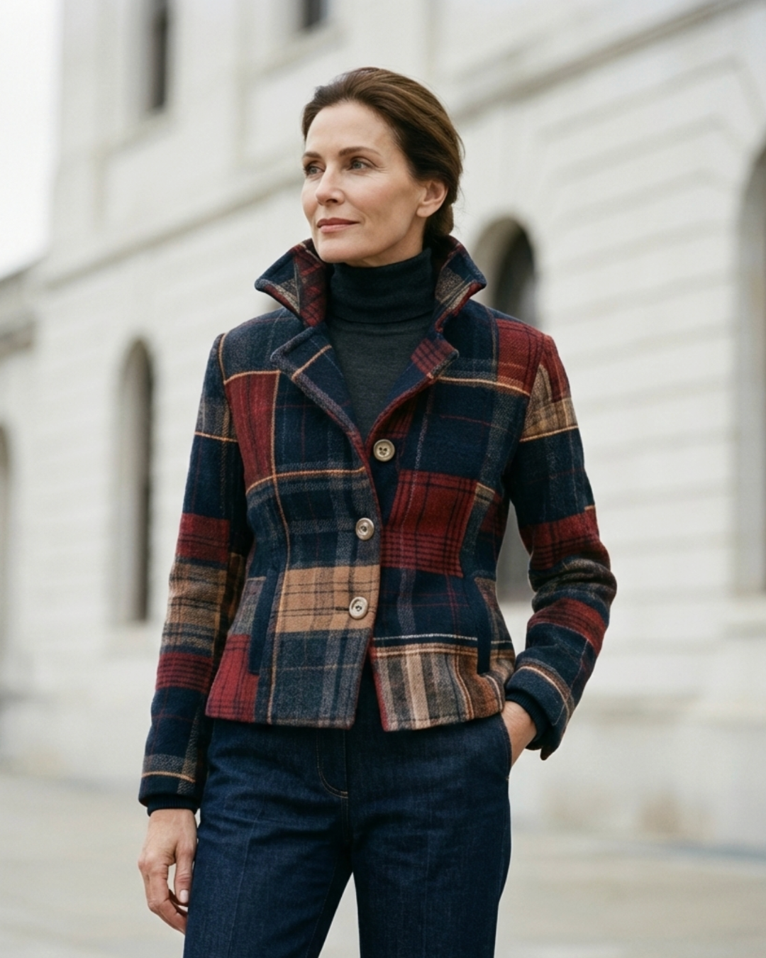 Ruby Plaid Jacket