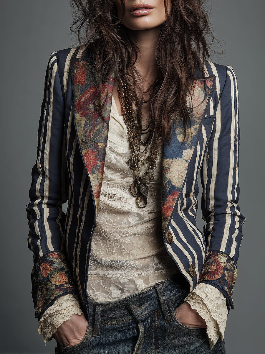 Floral Blazer