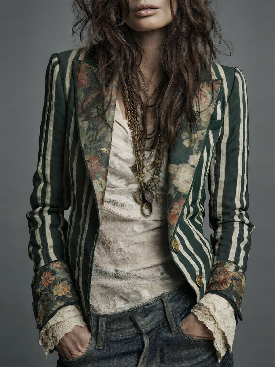 Floral Blazer