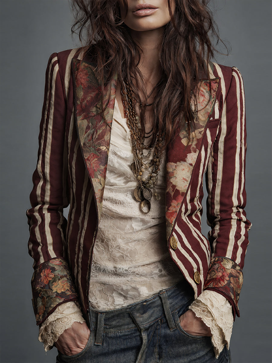 Floral Blazer