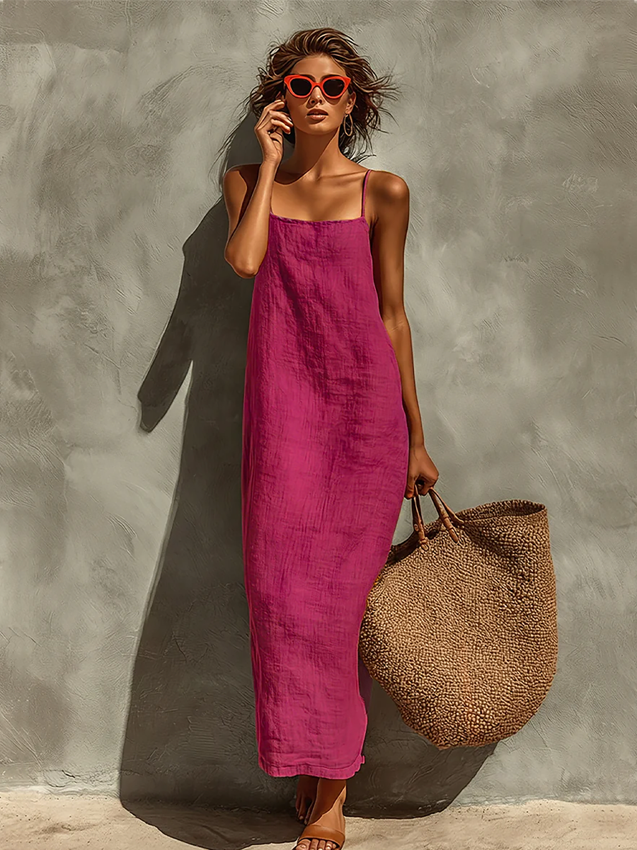 Red Cotton Dress
