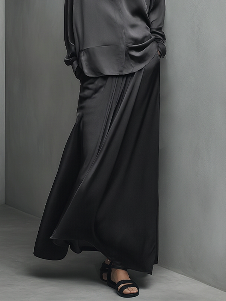 Satin Maxi Set