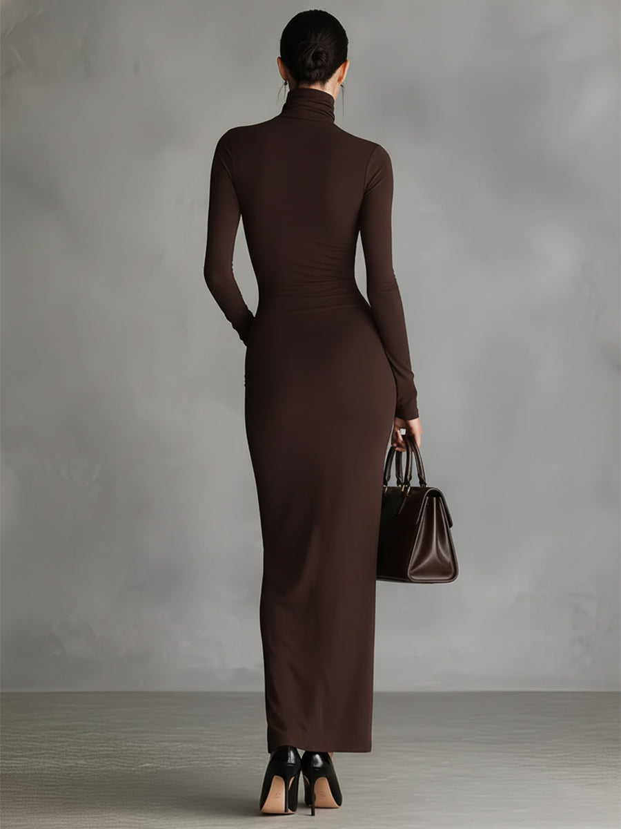 Turtleneck Bodycon Dress