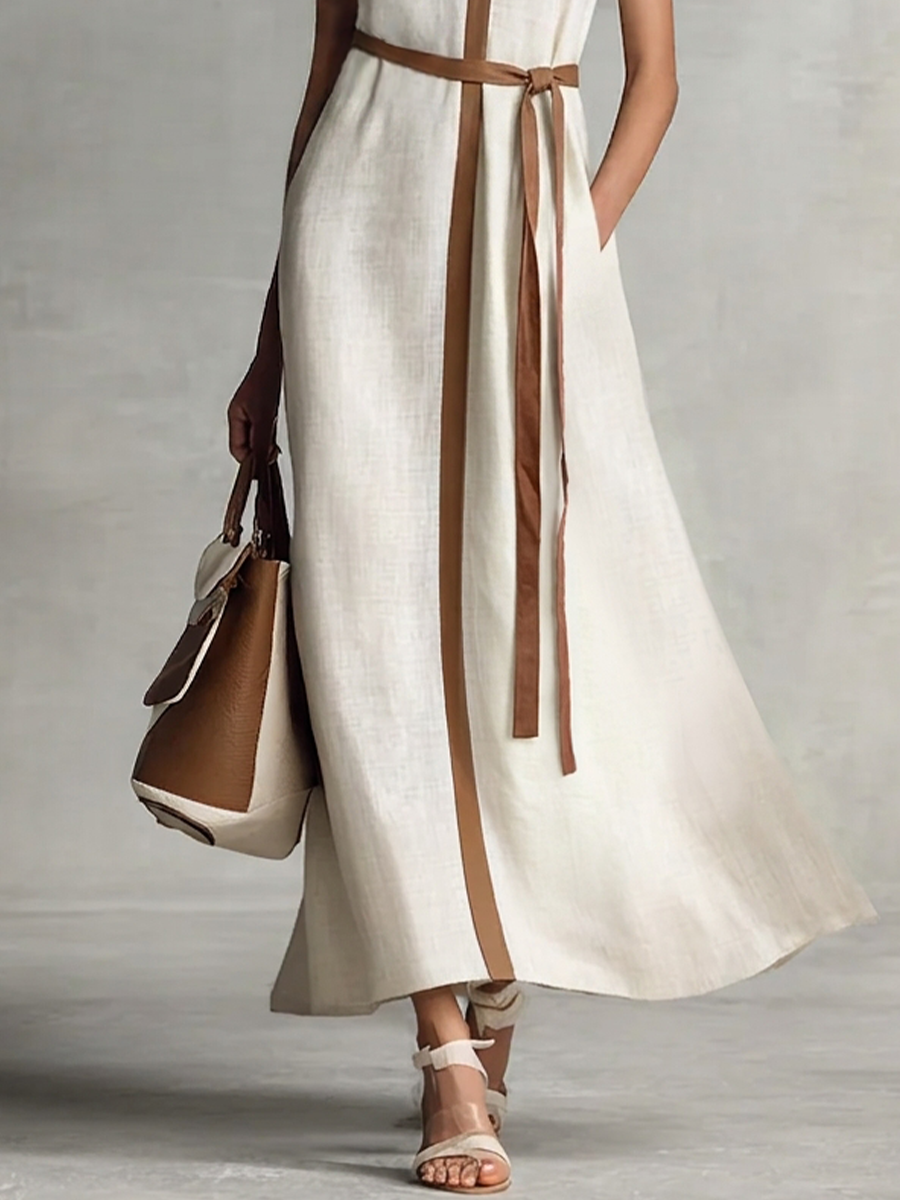 V-Neck Maxi Dress