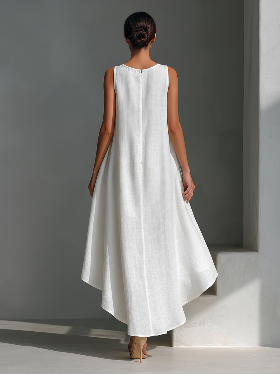 Linen Midi Dress