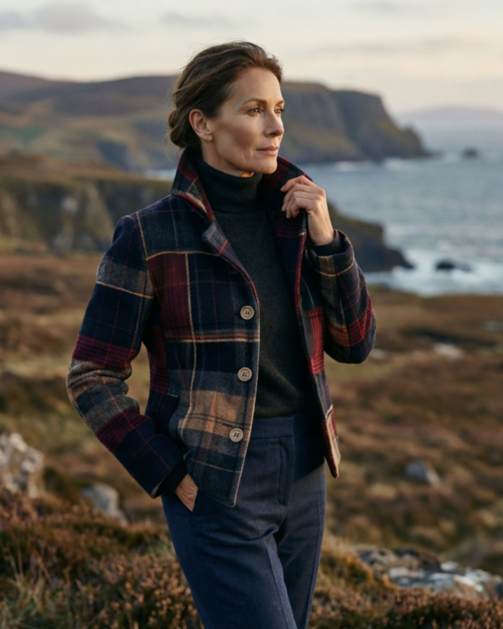 Ruby Plaid Jacket