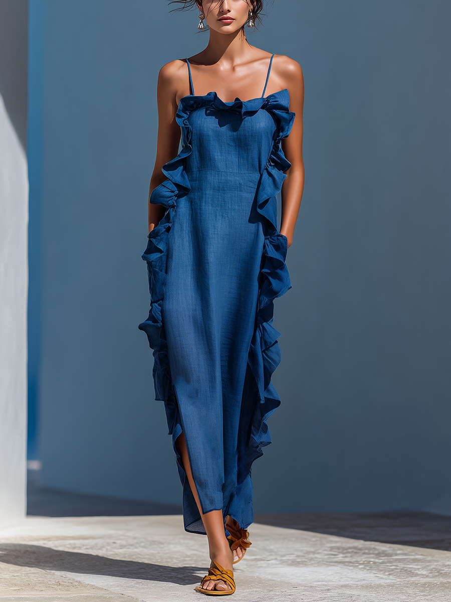 Ruffle Maxi Dress